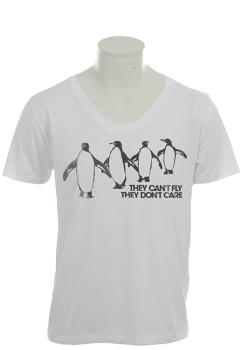 T-shirt Men - Penguins White